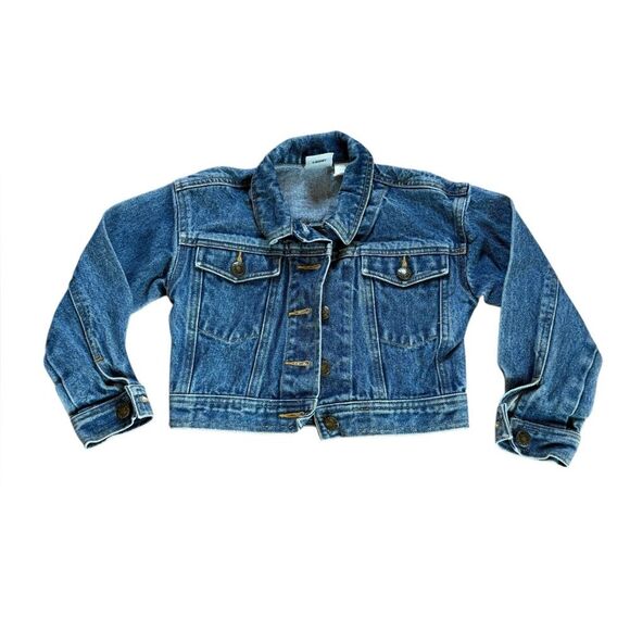 Disney Vintage Jean Denim Jacket Embroidered Mickey Mouse and Friends Kids XS - Picture 2 of 6